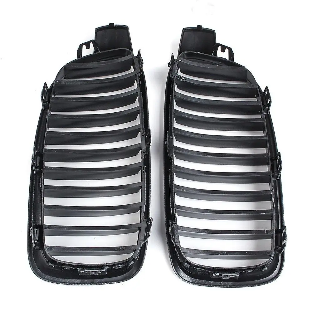 Однореберні Решітки радіатора BMWФ30 F30 F31 F35 F80 ніздрі стиль Чорний глянець