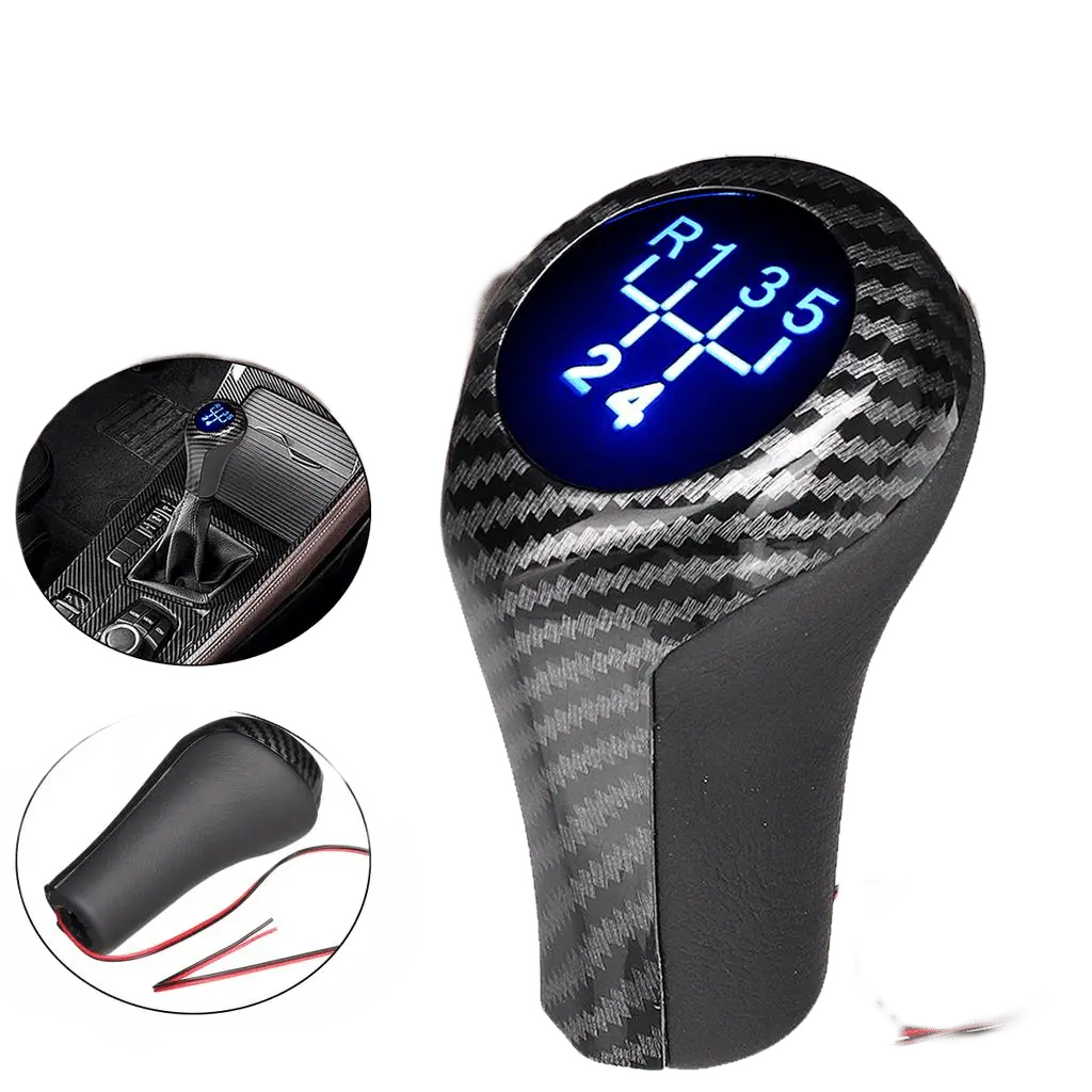 Ручка швидкісна світлодіодна кпп 5 сходинок на BMW  E46 E90 E91 E92 X1 X3 X5