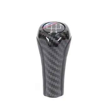 Ручка КПП BMW Performance X1 X3 X5 E39 E46 E53 E60 E30 E36, 5 ступ. (цвет - карбон)
