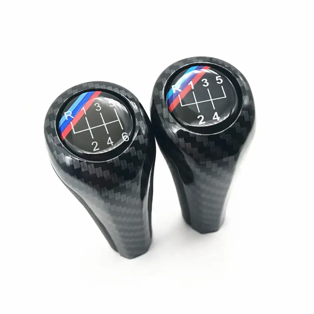 Ручка КПП BMW Performance X1 X3 X5 E39 E46 E53 E60 E30 E36, 5 ступ. (цвет - карбон)