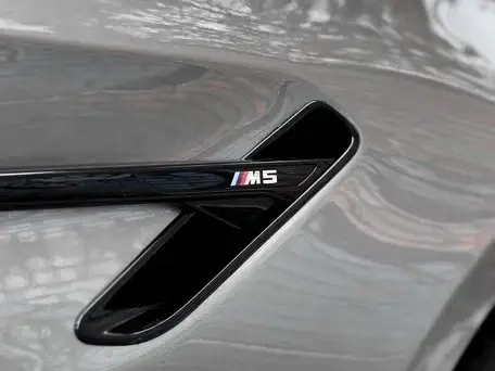 Комплект бокових накладок на крила з емблемою «M5» для моделей BMW 5 Series F10 / F90 (Чорний глянець)