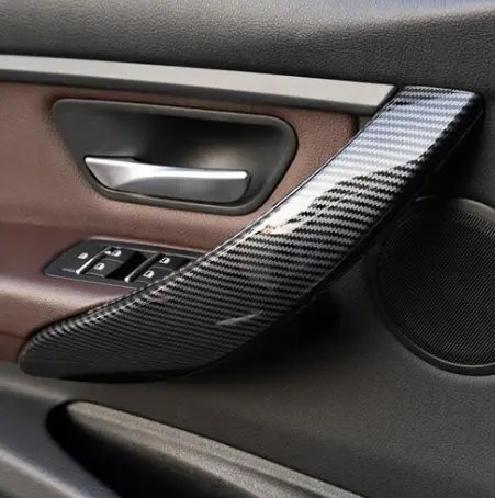 Внутренние ручки ( наружная часть ) дверей BMW F30 F31 F32 F33 F34 F35 F80 БМВ карбон