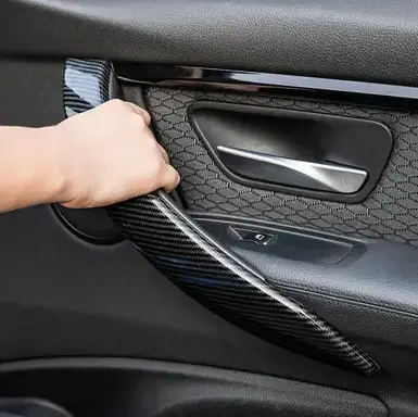Внутренние ручки ( наружная часть ) дверей BMW F30 F31 F32 F33 F34 F35 F80 БМВ карбон