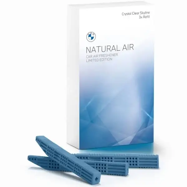 Оригинальный комплект сменных картриджей ароматизатора BMW Natural Air "Crystal Clear Skyline" (3 шт.)