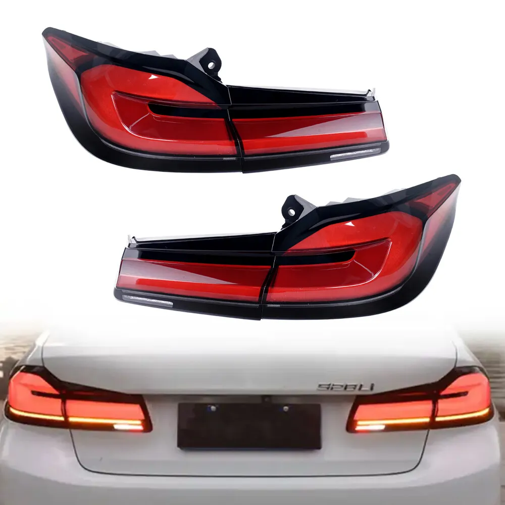 Задние фонари BMW G30 F90 (2017-2020) Апгрейд в LCI Европа, задняя оптика Г30 рестайлинг