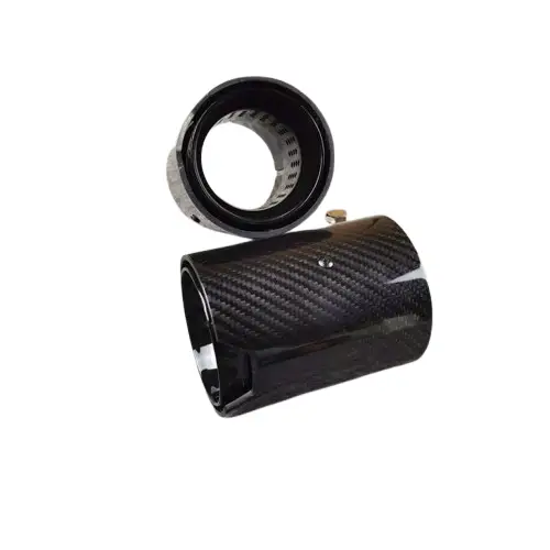 Спортивна одиночна насадка з гравіюванням і перфорацією, карбонова, 68-73 мм BMW M Performance 89 мм