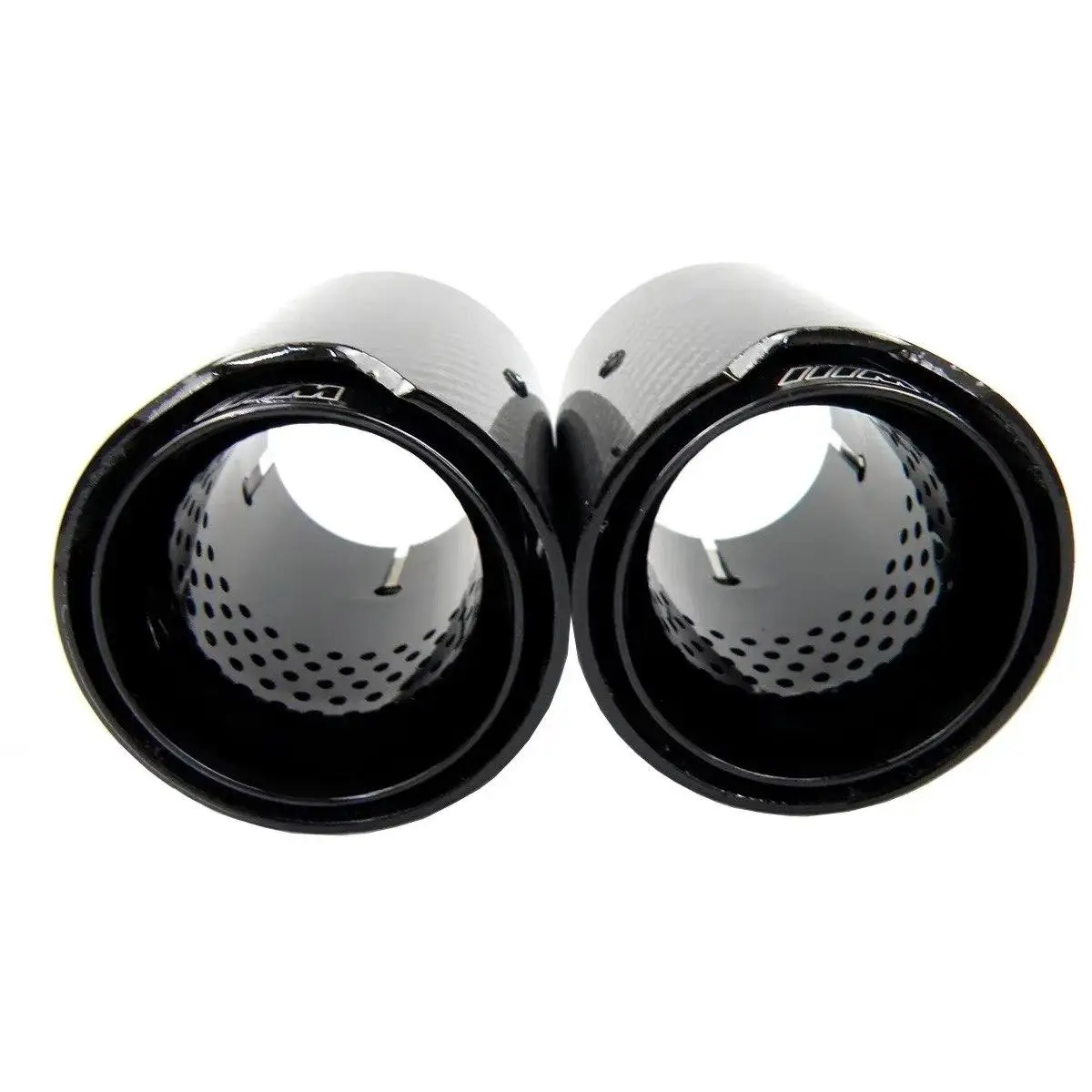 Спортивна одиночна насадка з гравіюванням і перфорацією, карбонова, 68-73 мм BMW M Performance 89 мм