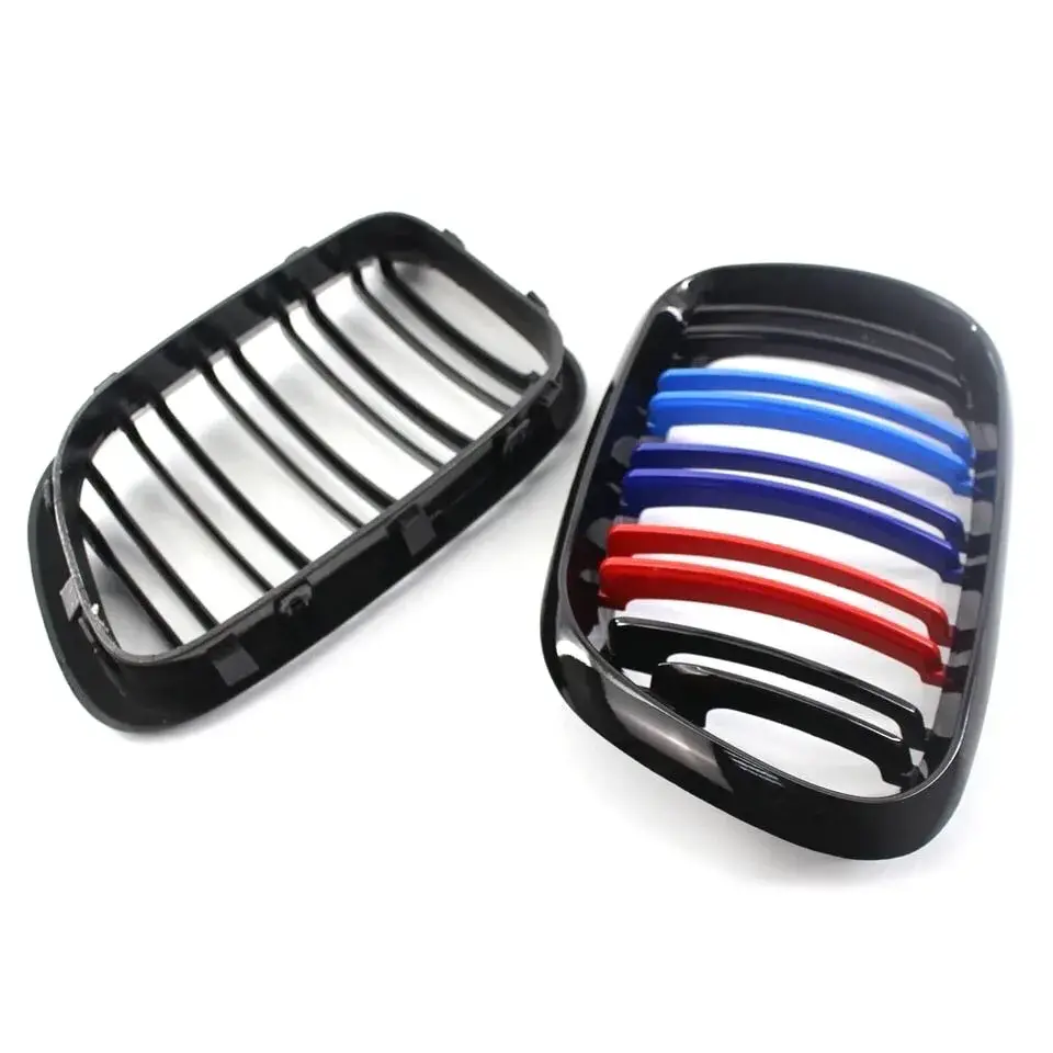 Решётки радиатора, ноздри BMW (БМВ) X5 E53 в стиле М с триколором дорестайлинг 1999-2003