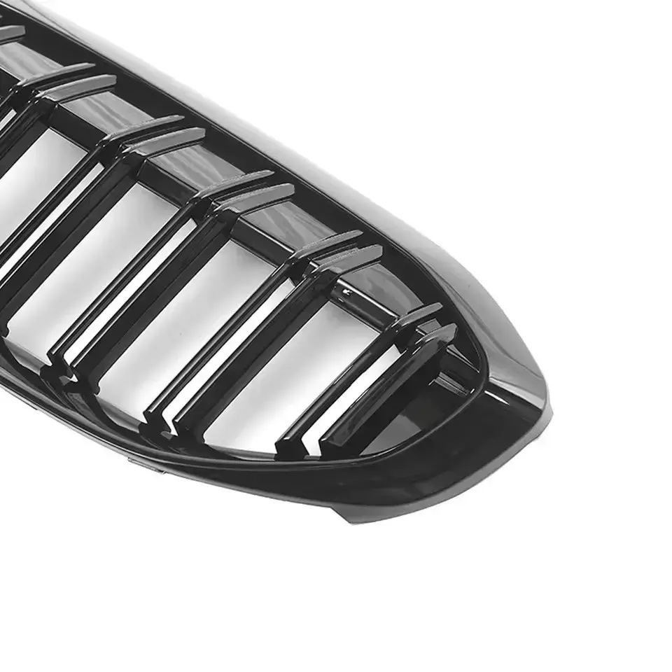 Решітки радіатора BMW 3 G20 G21 G28 до рестайлінгу M Performance, чорні глянцеві, з двома ребрами