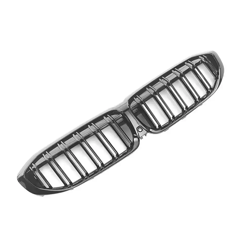 Решітки радіатора BMW 3 G20 G21 G28 до рестайлінгу M Performance, чорні глянцеві, з двома ребрами