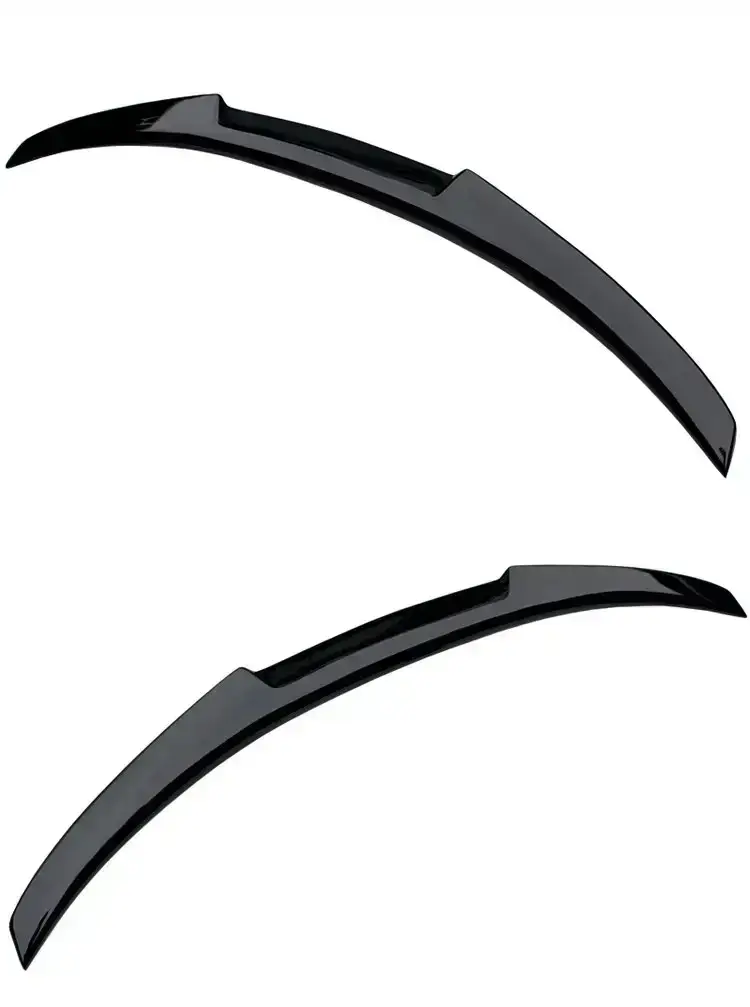 Спойлер багажника BMW F30, в стилі М4, чорний глянець