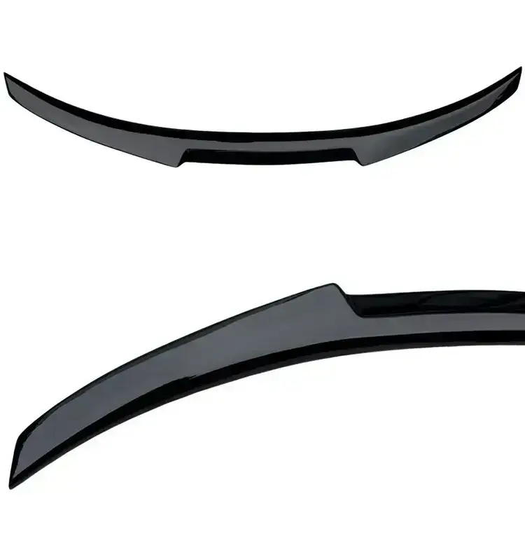 Спойлер багажника BMW F30, в стилі М4, чорний глянець