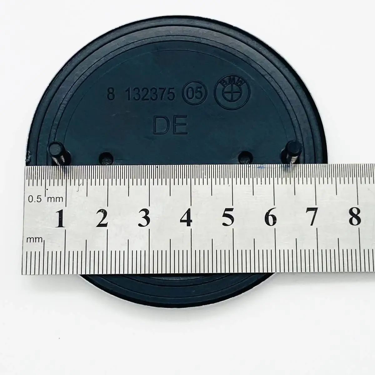 Емблема на багажник для автомобіля BMW M Performance. 74 мм, E46 E90 E82 E85 «50th Anniversary» Motorsport, Black