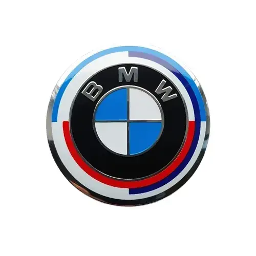 Ковпачки в диски BMW M «50 year Anniversary», заглушки в колеса (68 мм)