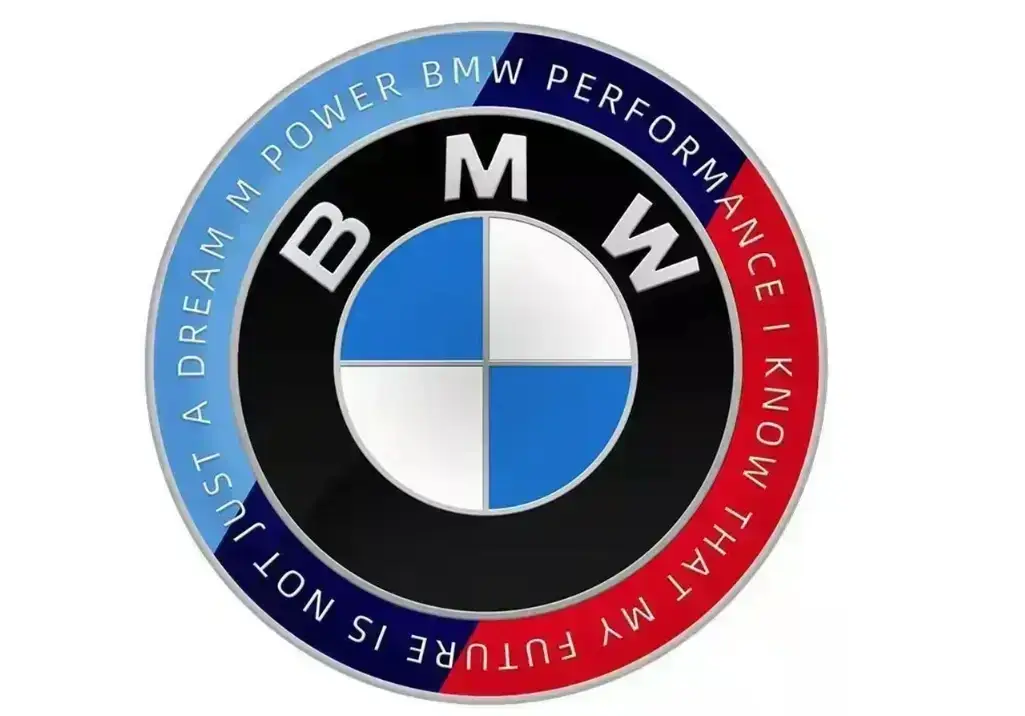 Юбилейный значок BMW 74 мм на багажник, M PERFORMANCE, для E46 E90 E82 E85