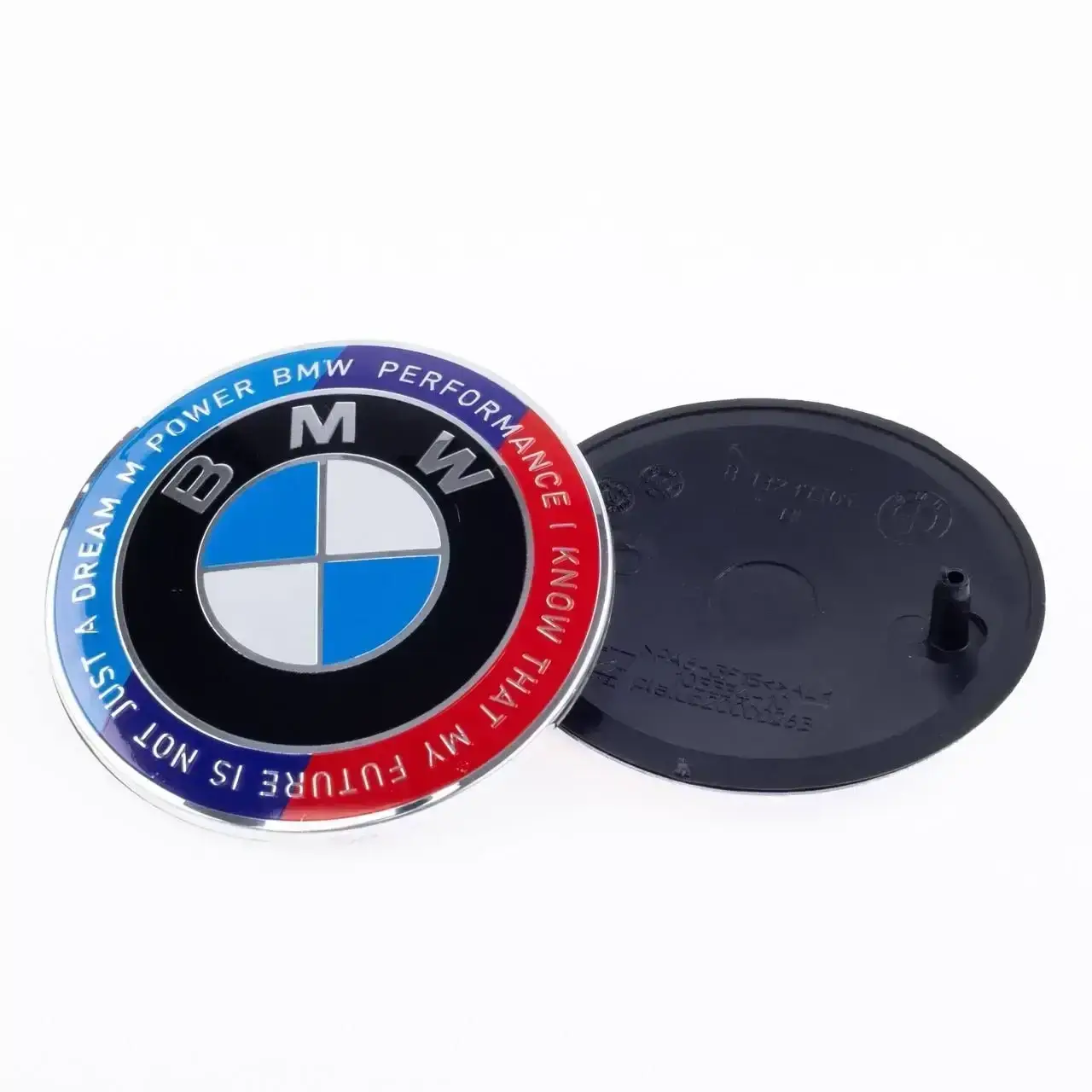 Юбилейный значок BMW 74 мм на багажник, M PERFORMANCE, для E46 E90 E82 E85